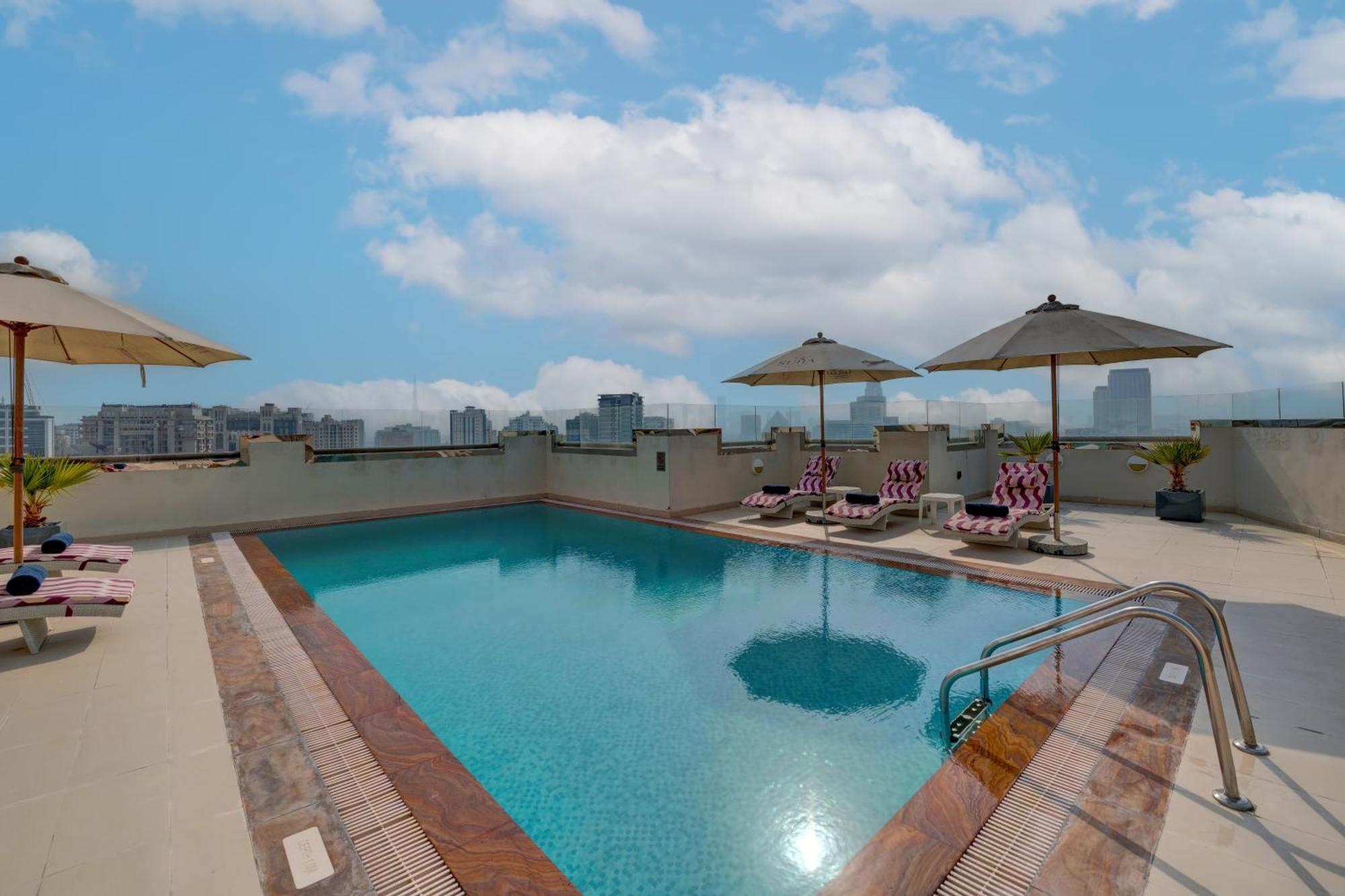 Suha Park Hotel Apartments, Waterfront Jaddaf Dubái Exterior foto